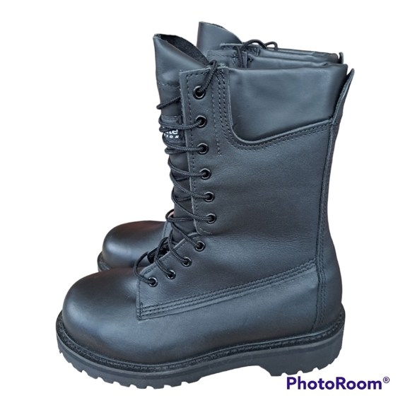 STC safety women's boots with vibram soles Made in Canada black sizs 8.5… - Picture 5 of 16